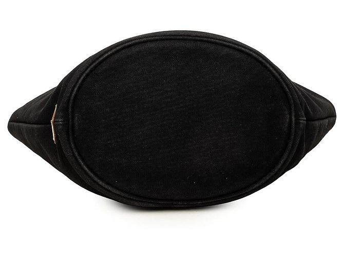 Bolso Tote Prada de lona Canapa con logo negro - vista 3