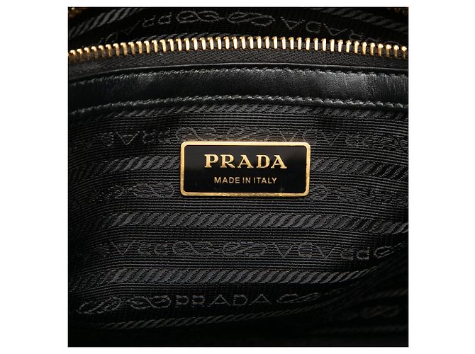 Prada Bolso Satchel Small Canvas Symbole Triangolo Negro - vista 5