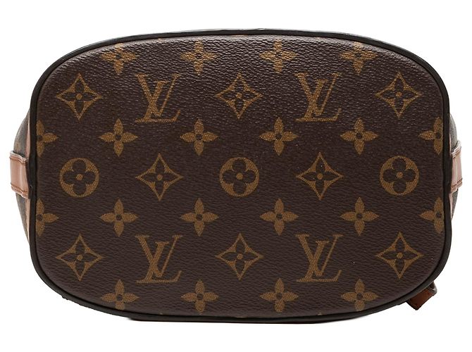 Mochila Louis Vuitton Brown Monogram Reverse Dauphine PM Castaño - vista 3