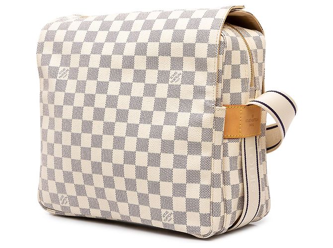 Louis Vuitton White Damier Azur Naviglio Bianco - vista 2