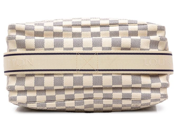 Louis Vuitton White Damier Azur Naviglio Bianco - vista 3