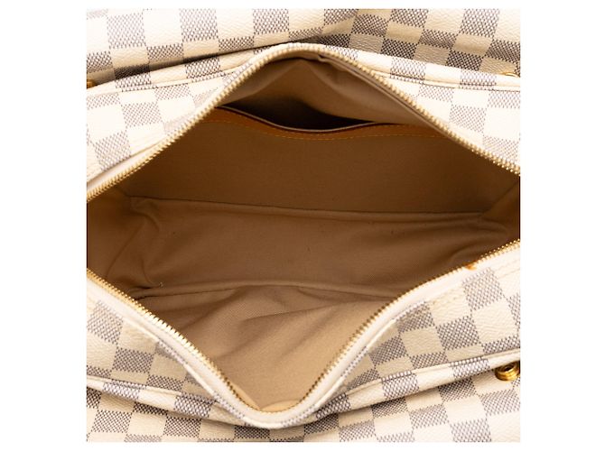 Louis Vuitton White Damier Azur Naviglio Bianco - vista 4