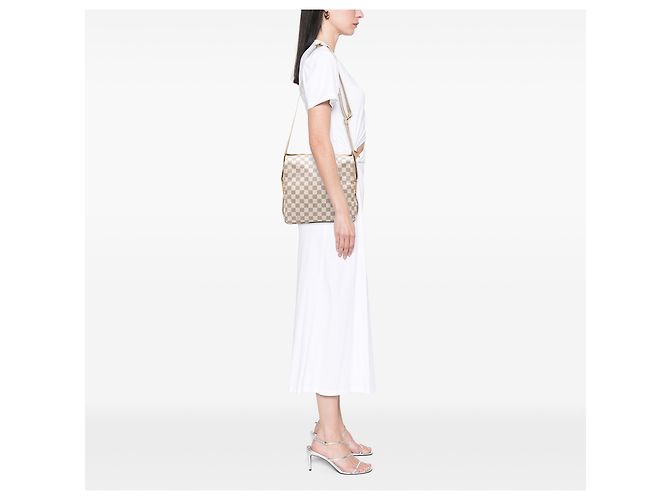 Louis Vuitton White Damier Azur Naviglio Bianco - vista 6