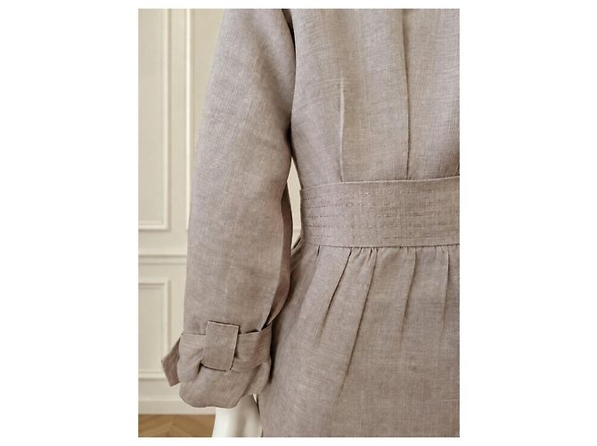 Max Mara – Chaqueta blazer de lino beige – IT 40 / S – Made in Italy - vista 8