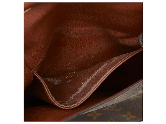 Bolso bandolera Louis Vuitton Monogram Mini Saint Cloud Castaño - vista 10