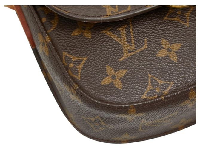 Bolso bandolera Louis Vuitton Monogram Mini Saint Cloud Castaño - vista 4
