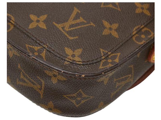 Bolso bandolera Louis Vuitton Monogram Mini Saint Cloud Castaño - vista 5