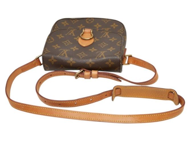 Bolso bandolera Louis Vuitton Monogram Mini Saint Cloud Castaño - vista 7