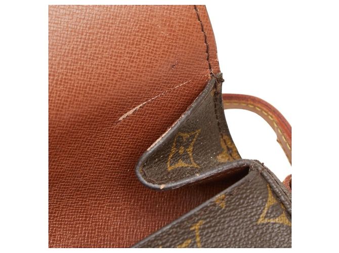 Bolso bandolera Louis Vuitton Monogram Mini Saint Cloud Castaño - vista 8