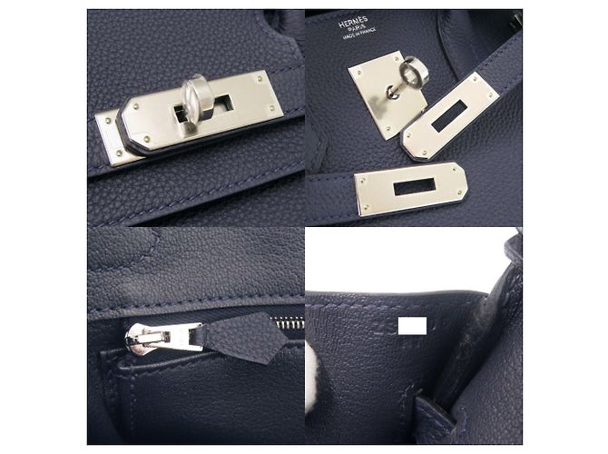 Hermès Bolsa Hermes Birkin 30 em Blue Nuit Azul - vista 10