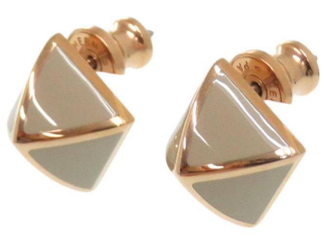 Hermès Pendientes Hermes Medor Metal Marron Glacé - vista 5