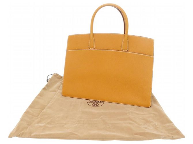 Hermès Sac Tote Hermes Whitebus GM Fjord - vue 2
