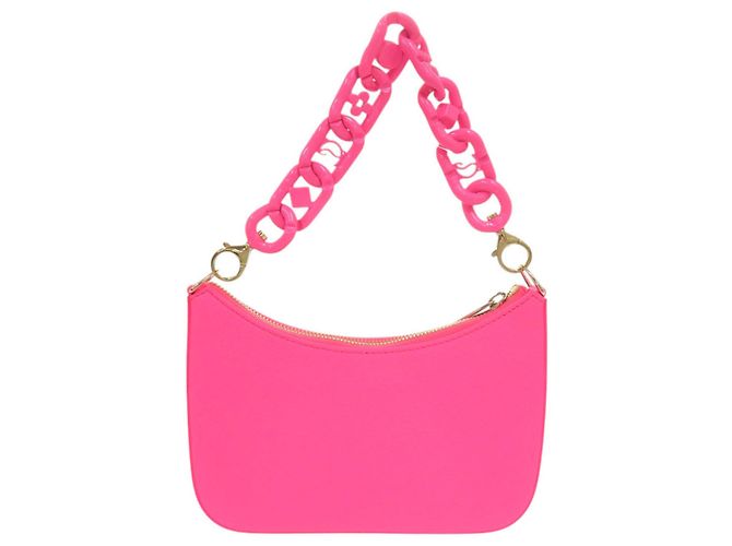Borsa a tracolla mini in pelle con catena Rubila Christian Louboutin Rosa - vista 3