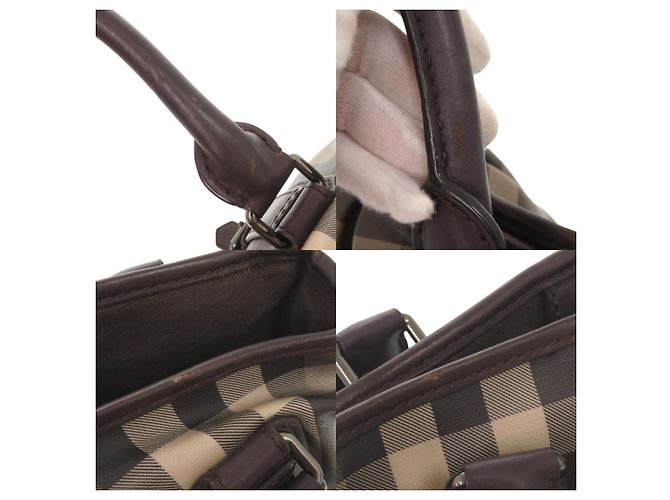 Burberry Borsa a mano/Borsa a tracolla 2-Way Marrone Scuro - vista 10