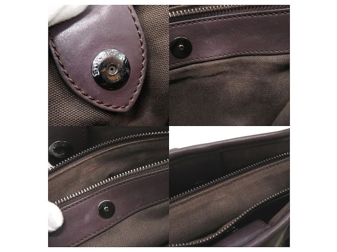 Burberry Borsa a mano/Borsa a tracolla 2-Way Marrone Scuro - vista 9