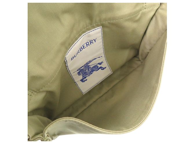 Burberry Hunter Trench Canvas Schultertasche Khaki - Ansicht 6