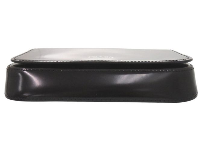 Borsa a tracolla Prada in pelle nera Nero - vista 4