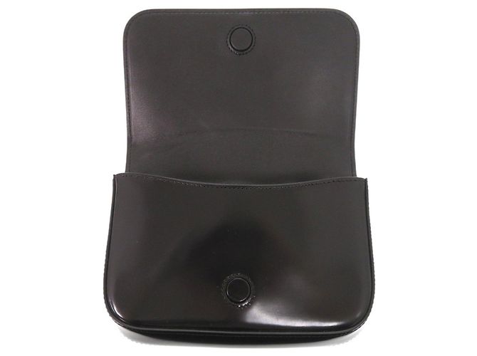 Borsa a tracolla Prada in pelle nera Nero - vista 7