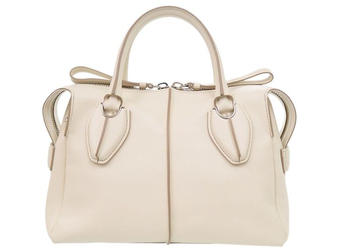 Borsa a mano 2-Way in pelle Ivory Tod's Crudo - vista 2