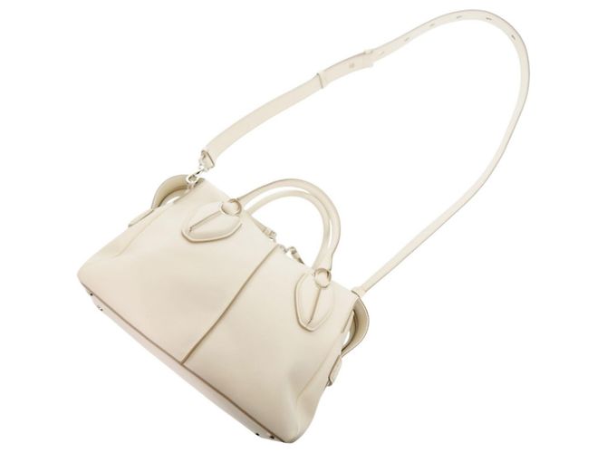 Borsa a mano 2-Way in pelle Ivory Tod's Crudo - vista 8