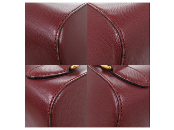 Cartier Must Line Leder-Rucksack Bordeaux - Ansicht 4