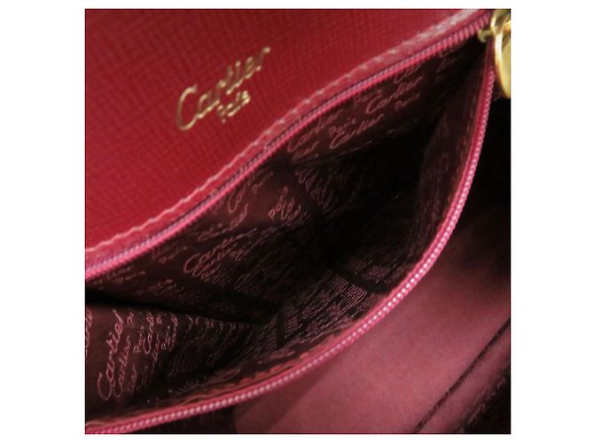 Cartier Must Line Leder-Rucksack Bordeaux - Ansicht 6