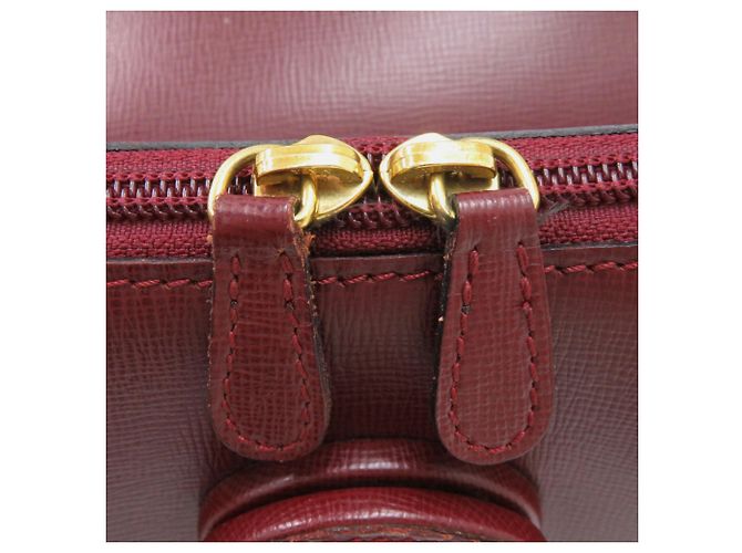 Cartier Must Line Leder-Rucksack Bordeaux - Ansicht 8