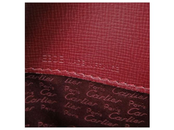 Cartier Must Line Leder-Rucksack Bordeaux - Ansicht 9