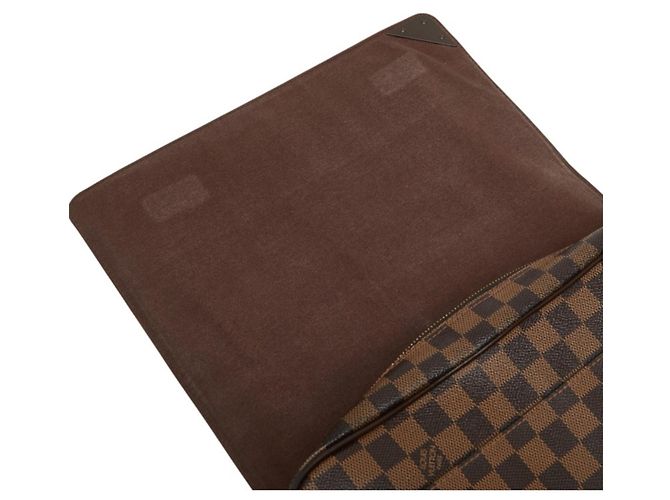 Borsa a tracolla Louis Vuitton Damier Shelton MM Marrone - vista 9