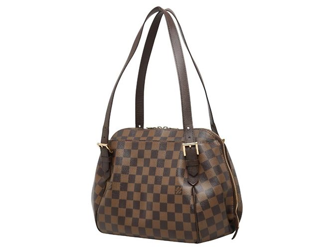Bolso Tote Louis Vuitton Damier Belem MM Castaño - vista 2