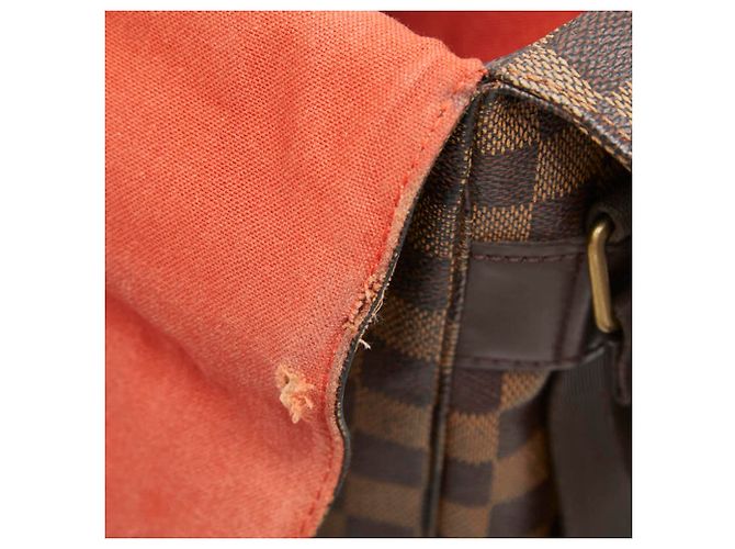 Borsa a mano e a tracolla Louis Vuitton Damier Broadway Marrone - vista 10
