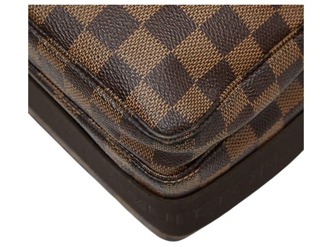 Borsa a mano e a tracolla Louis Vuitton Damier Broadway Marrone - vista 4