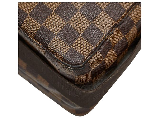 Borsa a mano e a tracolla Louis Vuitton Damier Broadway Marrone - vista 6