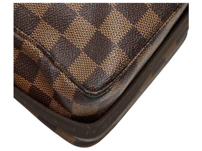 Borsa a mano e a tracolla Louis Vuitton Damier Broadway Marrone - vista 7
