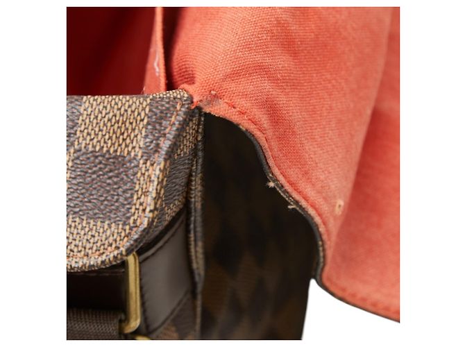Borsa a mano e a tracolla Louis Vuitton Damier Broadway Marrone - vista 9