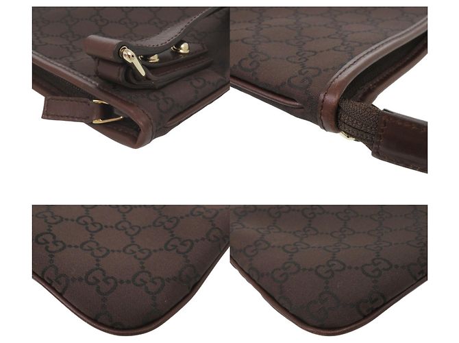 Borsa a tracolla Gucci 257246 GG Supreme Brown Marrone - vista 4