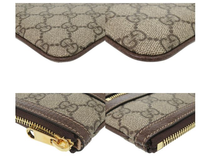 Pochette Gucci Beige GG Supreme - vue 4