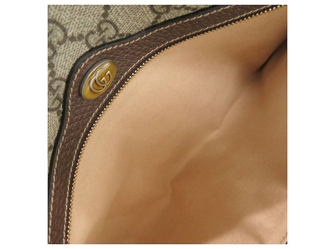 Pochette Gucci Beige GG Supreme - vue 6