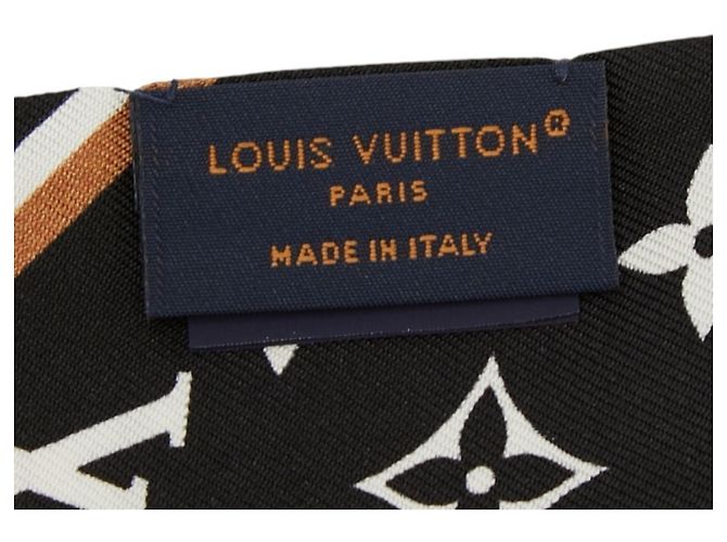 Louis Vuitton Bandeau BB LV Bow Scarf Schwarz Mehrfarben - Ansicht 5