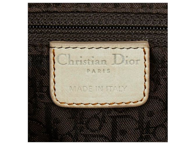 Christian Dior Dior Gaucho Saddle Schultertasche Beige - Ansicht 10