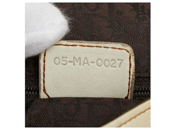 Christian Dior Dior Gaucho Saddle Schultertasche Beige - Ansicht 11