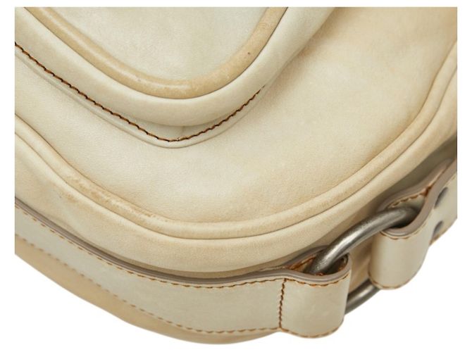 Christian Dior Dior Gaucho Saddle Schultertasche Beige - Ansicht 4