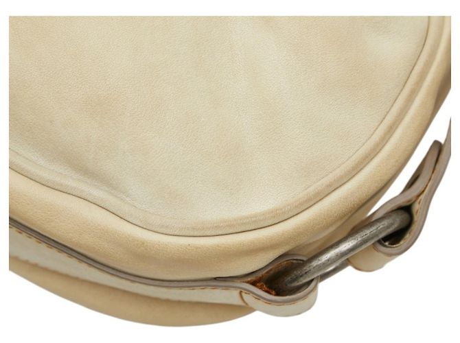 Christian Dior Dior Gaucho Saddle Schultertasche Beige - Ansicht 6