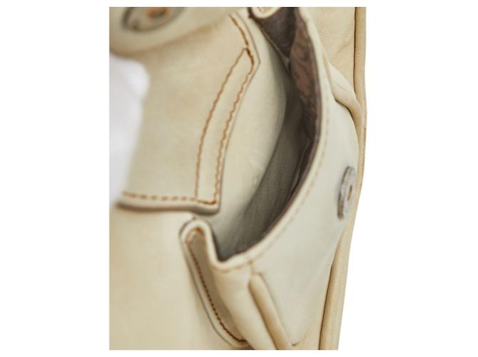 Christian Dior Dior Gaucho Saddle Schultertasche Beige - Ansicht 8