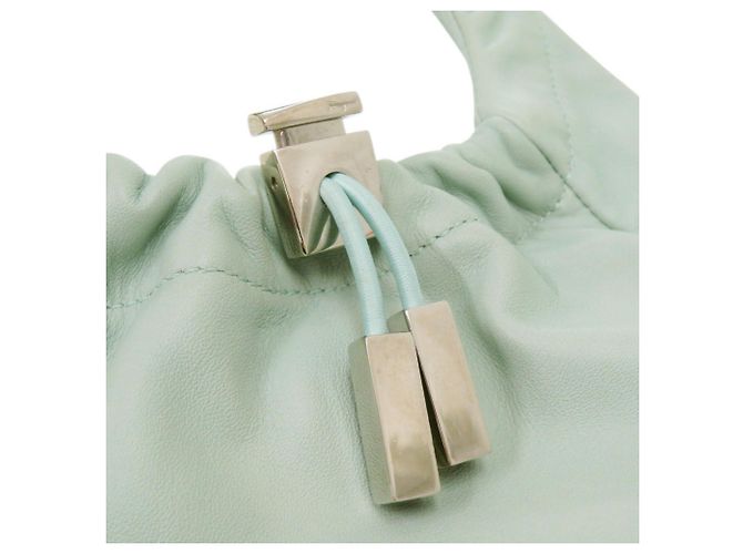 Mini borsa in pelle verde Salvatore Ferragamo - vista 7