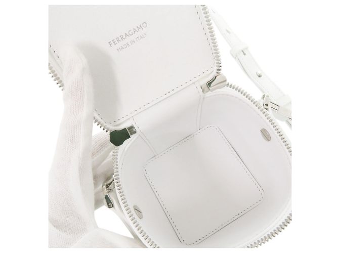 Borsa Vanity 2-Way Salvatore Ferragamo Bianco - vista 5