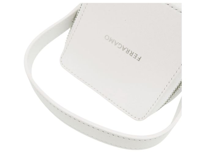 Borsa Vanity 2-Way Salvatore Ferragamo Bianco - vista 6