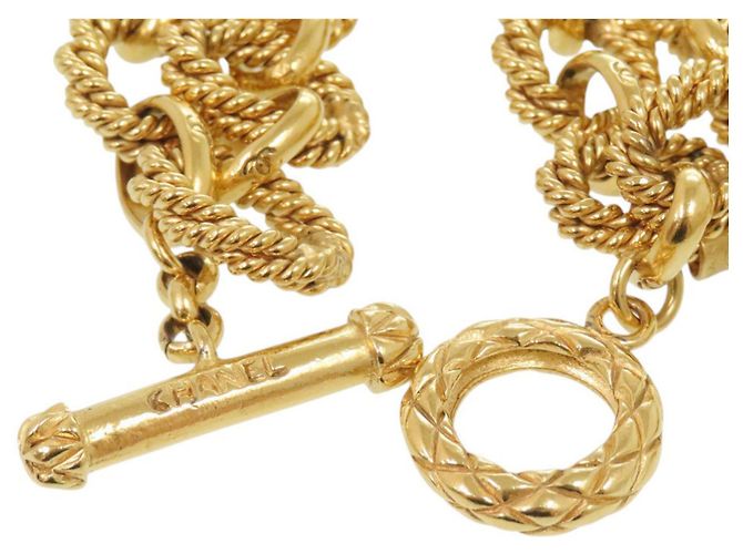 Pulseira Chanel Coco Mark motivo sol banhada a ouro Dourado - vista 5
