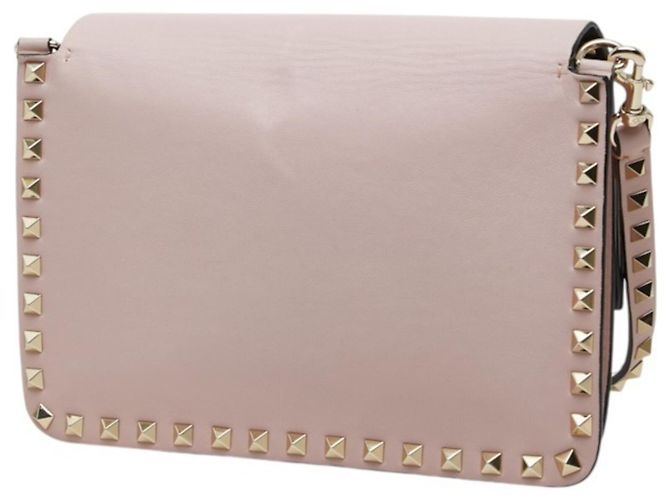 Bolsa de Ombro Valentino Rockstud Rosa - vista 2