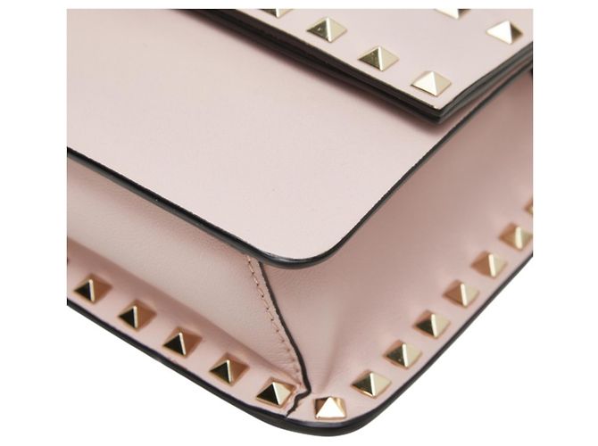 Bolsa de Ombro Valentino Rockstud Rosa - vista 4